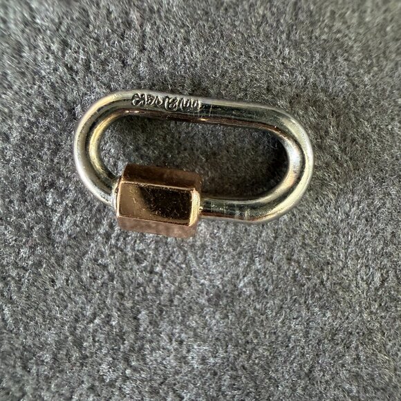 Marla Aaron Jewelry - Marla Aaron White Gold BABYLOCK with RoseGold Closure 14kt